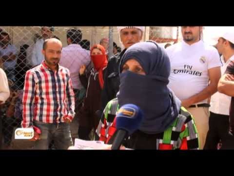 Penaberên kampa Domîz giliyan li rayedarên wê dikin