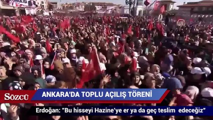 Erdoğan: "Bu hisseyi Hazine’ye er ya da geç teslim  edeceğiz”