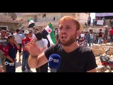 مظاهرة في ريف حلب تؤكد استمرار الثورة وتندد بتصريحات دي مستورا