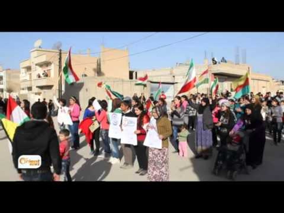 Asayiş û alîgirên PYDê û êrîşî xwepêşandanê kirin