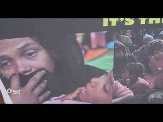 سوريون في لندن ينددون بمجزرة حكومة بورما بحق المسلمين