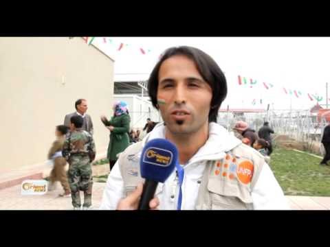 Roja ala Kurdî li Kampa Domîz