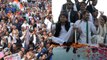 Priyanka Gandhi के Roadshow में लहराया राफेल, लगे 'चौकीदार चोर है' के नारे | वनइंडिया हिंदी