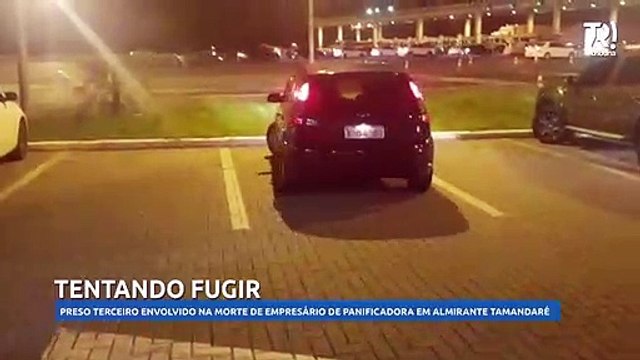 Preso terceiro envolvido na morte de empresário de panificadora em Almirante Tamandaré