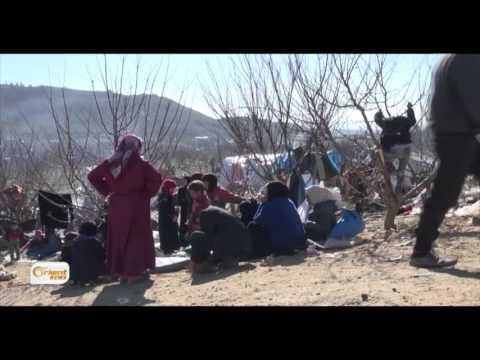 Koçberên Ereb Piştî ku Tirkiyê sînorê xwe giert, Efrîn wan hembêz dike