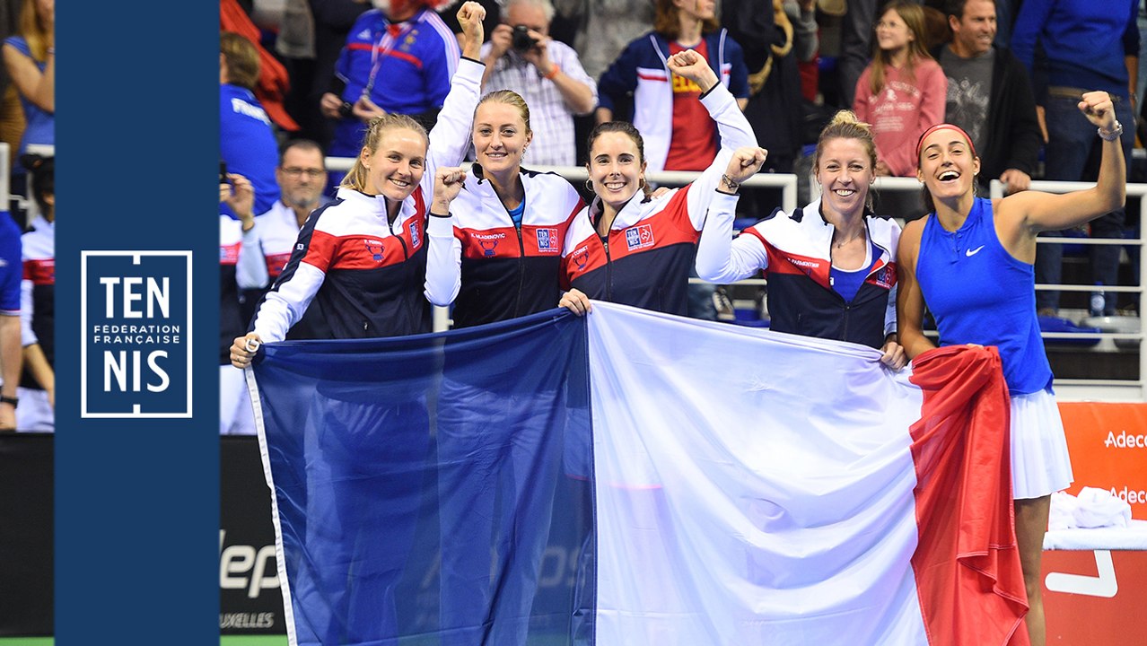Fed Cup Belgique France la minute bleue n°6 : victoire !