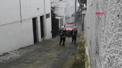 Muğla Otelin Çamaşırhanesinde Yangın Çıktı