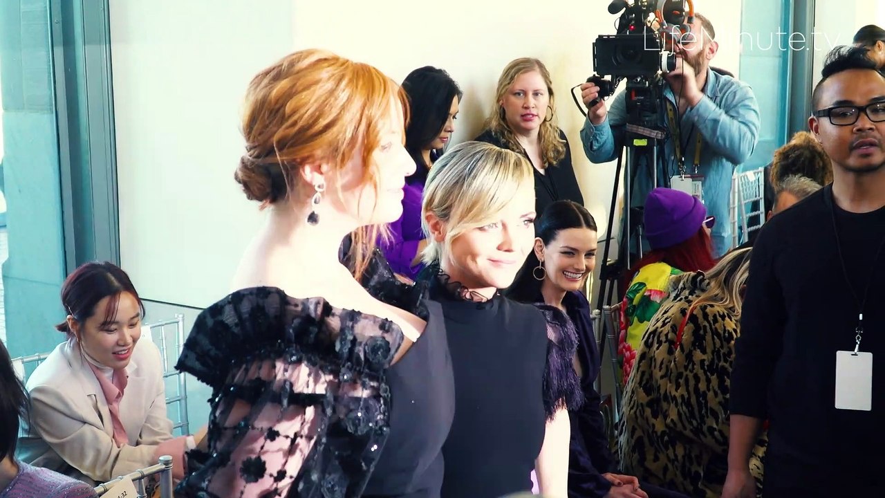 Debra Messing, Mariska Hargitay, Christina Ricci and More Front Row for Christian Siriano's Fall 2019 NYFW Show