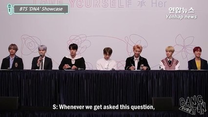 [ENG] 170918 BTS ‘DNA’ Showcase -TALK- (LOVE YOURSELF 承 Her, MIC Drop)