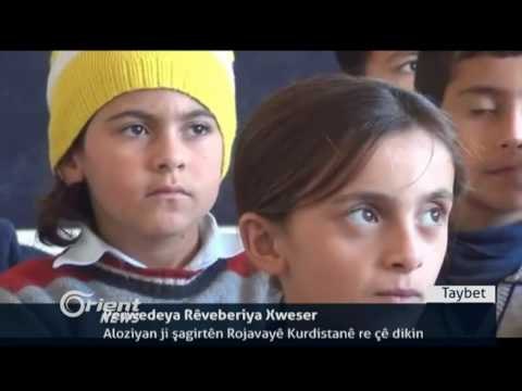 Perwedeya Rêveberiya Xweser Aloziyan ji şagirtên Rojavayê Kurdistanê re çê dikin