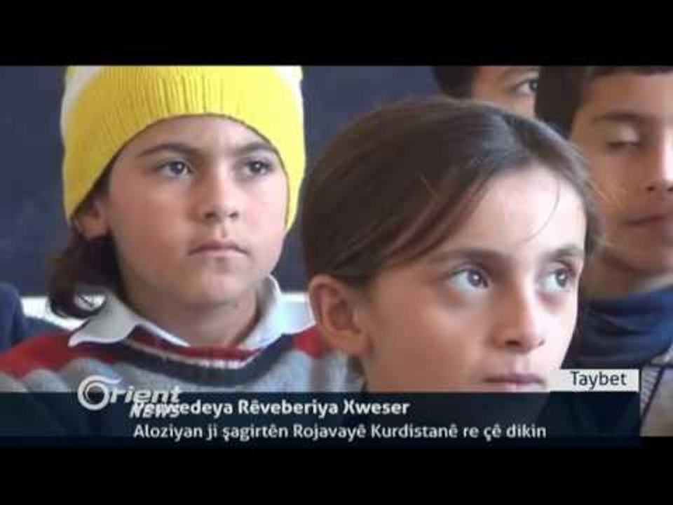 Perwedeya Rêveberiya Xweser Aloziyan ji şagirtên Rojavayê Kurdistanê re çê dikin