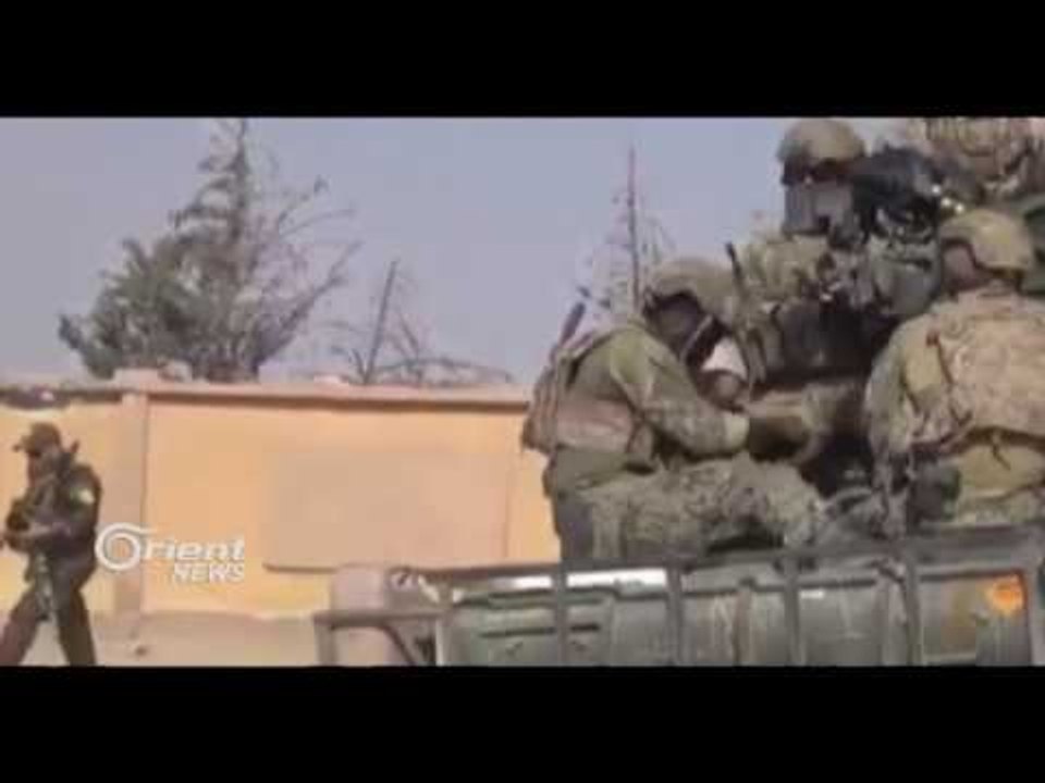 Leşkerên Emerîkî ligel HSDê şerê DAIŞê dikin