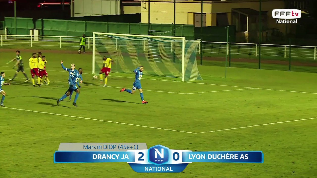 J21 : JA Drancy-Lyon Duchère AS (2-0), le résumé I National FFF 2018-2019