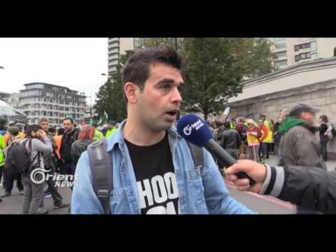 Li Londonê bo piştgiriya penaberan xwepêşandaneke girsî