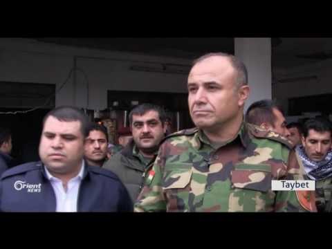 Li eniya Xazir li başurê kurdustanê Tebaxên Rojava xwarinê pêşkêşî pêşmerge dikin