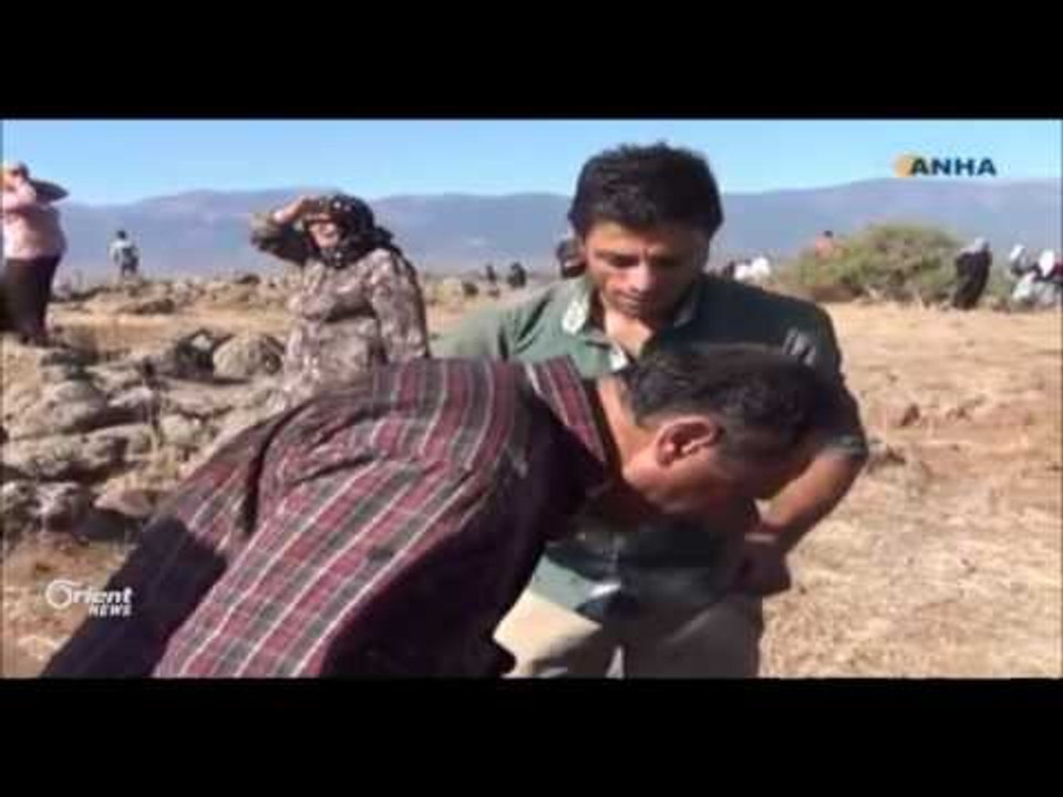 Artêşa Tirk êrîşî mangirtineke welatiyan li Efrîn dike