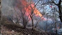 Karabük’te köy yangınında 1 ev, 2 ambar kül oldu