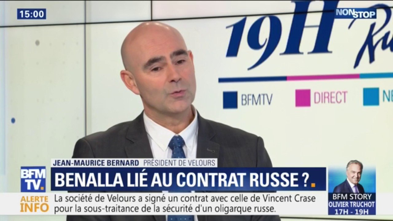Président de Velours: "Alexandre Benalla a assisté à deux-trois rendez-vous avec Vincent Crase" sur le contrat russe