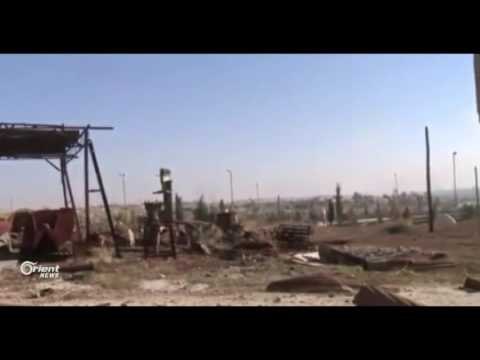 Leşkerên Rûsî rêbendên xwe li taxa Şêxmeqsûd li Helebê belav dikin