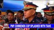 PNP commends cop splashed with taho
