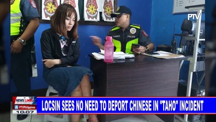 Locsin sees no need to deport Chinese in "taho" incident