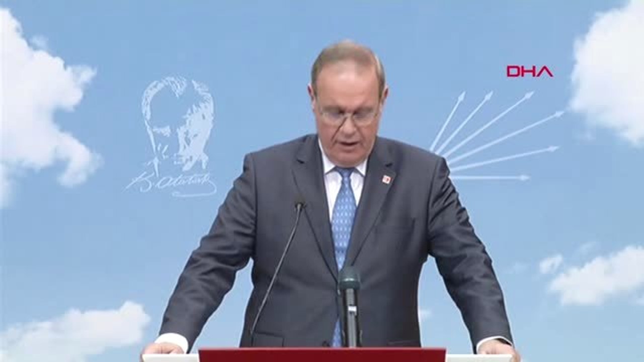 CHP Parti Sözcüsü Faik Öztrak, Myk Sonrası Konuştu-1