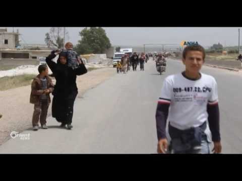 Koçberiya ber bi Efrînê ve berdewame dike