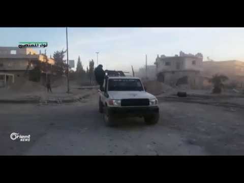 Minbic Artêşa Tirk hejmarek mezin ji alavên leşkerî ber bi gundewarê Minbicê vedughêze