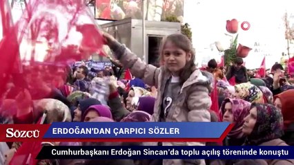 Скачать видео: Erdoğan Sincan'da toplu açılış töreninde konuştu