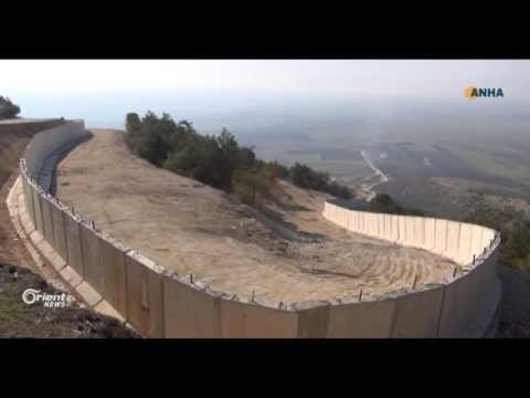 Tirkiyê dîwarekî li ser sînorê Efrînê ava dike