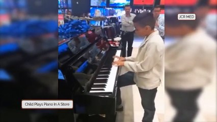 A Young Boy's Amazing Piano Skills at The Liverpool Store!