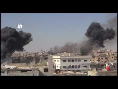 Li Der'a rêjîm bi çekên qedexeke taxên bajêr armanc dike