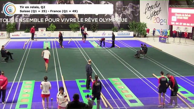 Qualifications 2 du tir en relais, première Coupe du Monde Mixte de tirs sportifs, Saint-Vulbas 2019
