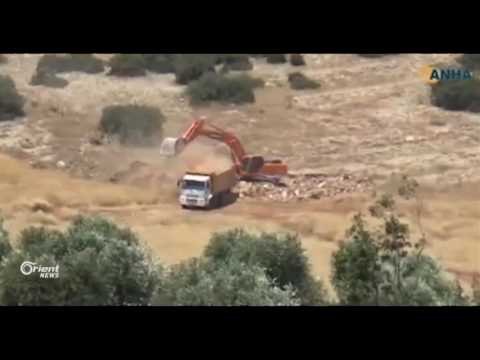 Li Efrînê xwepêşindan li dijî topbarandina Tirkiyê hate lidarxistin