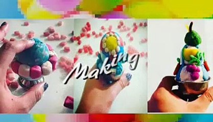 An Hour PLus long Of Fun Three Ice Cream Creations Pear, a Flower, Bum Bums Around The World