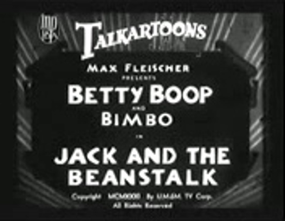 Betty Boop: Jack and the Beanstalk (1931)