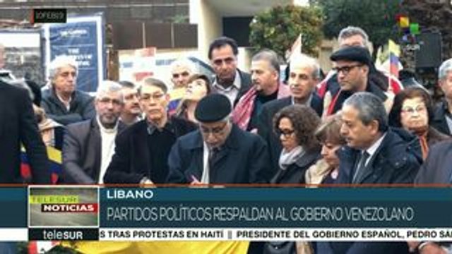 Partidos políticos libaneses rechazan injerencismo de EE.UU. en Vzla.