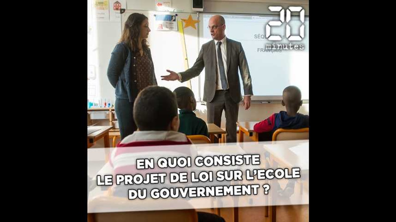 En quoi consiste le projet de loi sur l'école du gouvernement ?