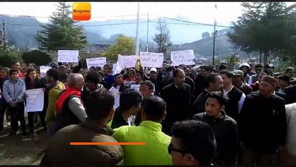 पिथौरागढ़ में विश्वविद्यालय की मांग को लेकर जनसंगठनों ने किया प्रदर्शन