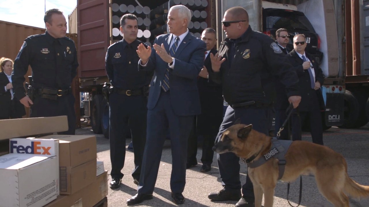 The Vice President Visits The Entry Port In Bal...