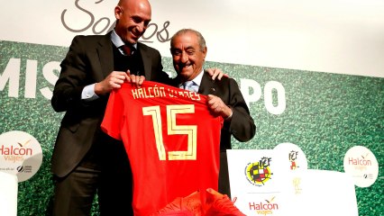 Presentación del acuerdo de patrocinio de Globalia con la Real Federación Española de Fútbol