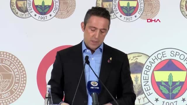 Spor Fenerbahçe Başkanı Ali Koç'un Açıklamaları