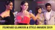 Bollywood celebrities at the Filmfare Glamour & Style Awards 2019