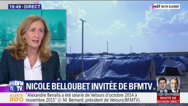 Nicole Belloubet sur le possible retour jihadistes français: Au moment où je vous parle la questions n'est pas tranchée