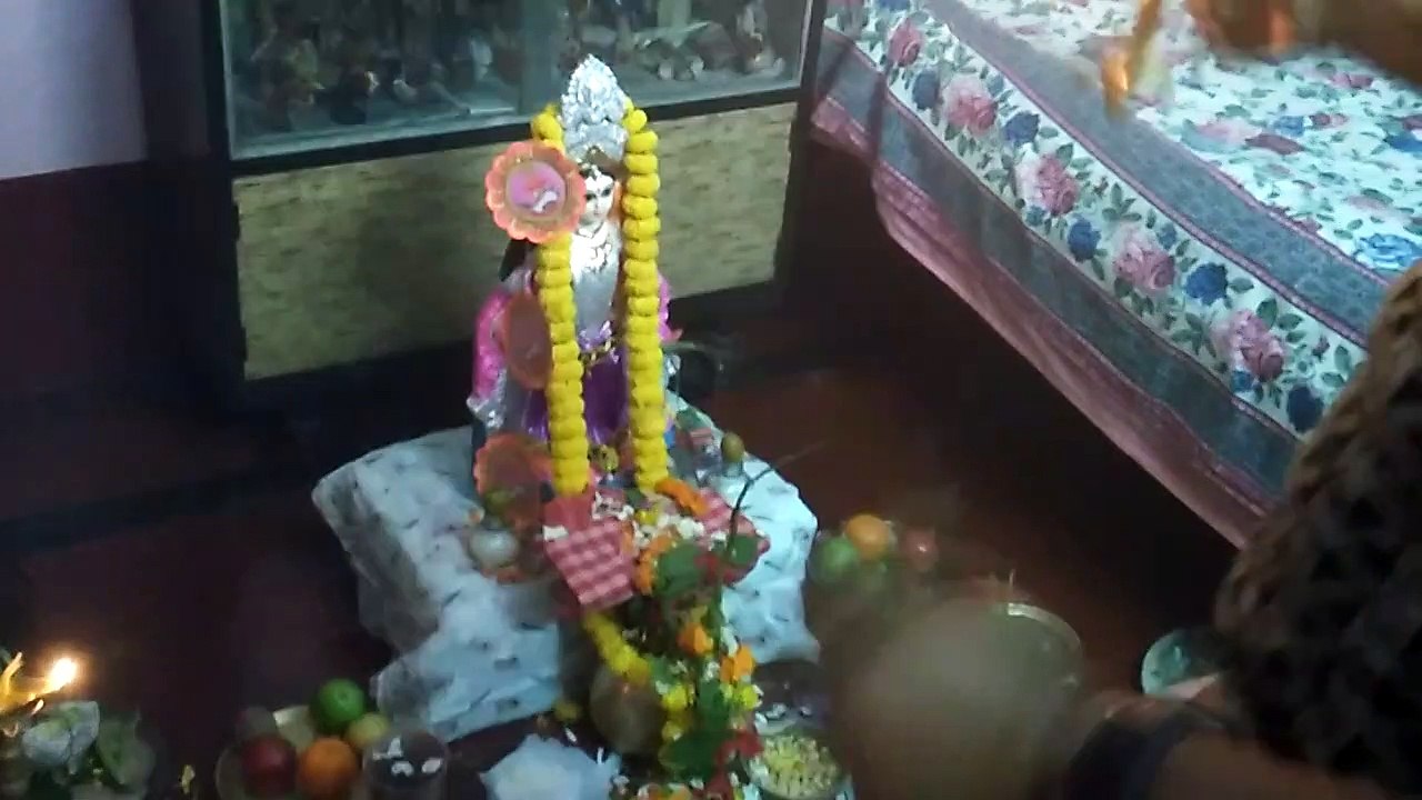 Puja part1 - this is amazing to watch the process at home when it is offering time and respect to the gods.