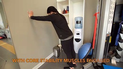 Lower Back Pain & Running - Wall Plank Knee Highs