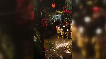 Helikopter Enkazında Çalışma Sürüyor