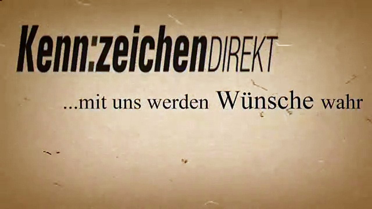 Kennzeichen-Direkt - Kennzeichenrahmen Montage
