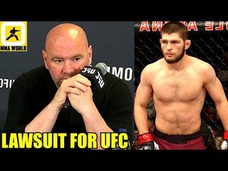 I'll take UFC to the court and make living hell for them,Khabib will beat Tony,Dustin,Al in 1 night