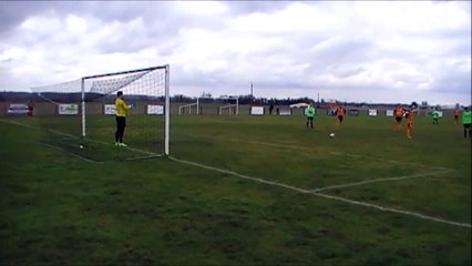 USPA - Châteauneuf (b) (1-2) : but de Romain sur pénalty